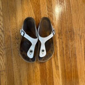 White Birkenstock Sandals